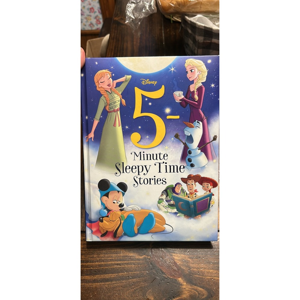 Disney 5 Minute‎ Stories Book Lot Sleepy Time and Christmas Padded Hardcover - Picture 2 of 5